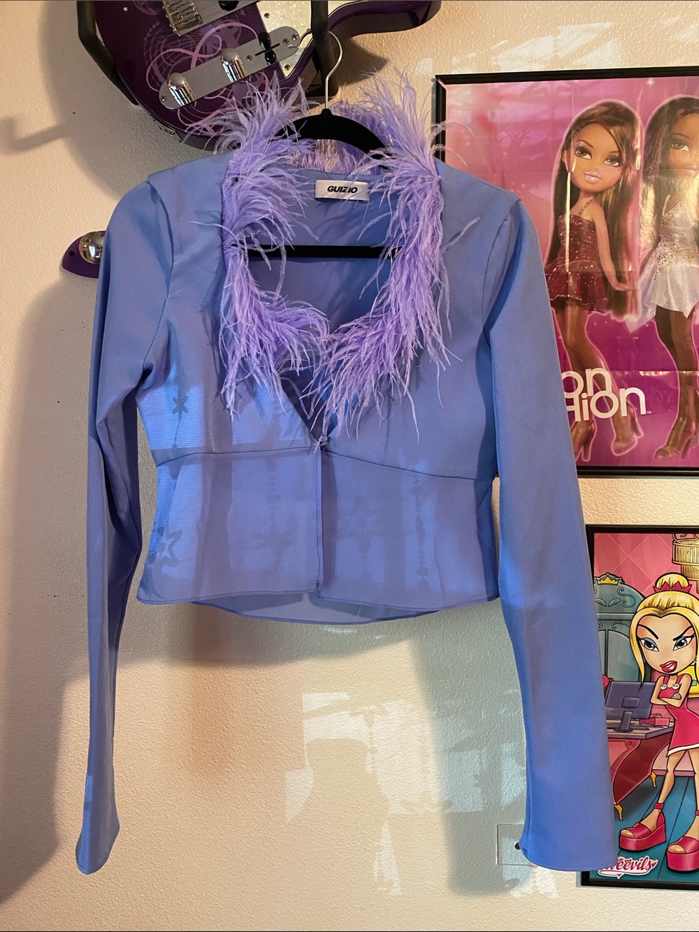 Guizio Feather-Trim Top - Picture 3 of 4